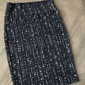 LuLaRoe Cassie Skirt Infinity Scarf